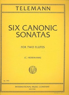 6 canonic Sonatas for 2 flutes 6 canonic Sonatas for 2 flutes