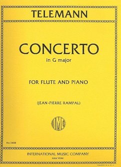 Cover Concerto G major for flute and piano