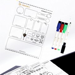 ENHANCE Tabletop Acrylic Character Sheets Clear ENHANCE Tabletop Acrylic Character Sheets Clear