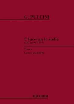 E lucevan le stelle für Tenor und Klavier Tosca