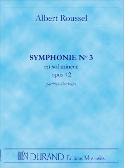 Symphonie sol mineur no.3 op.42 pour orchestre partition miniature