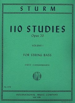 110 Studies op.20 vol.1 for string bass
