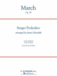 Sergei Prokofiev, March, Op. 99 Concert Band Partitur + Stimmen