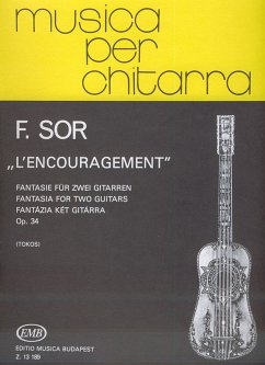 Cover L'encouragement Fantasie für 2 Gitarren Spielpartitur
