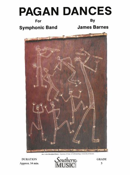 James Barnes Pagan Dances Concert Band Partitur