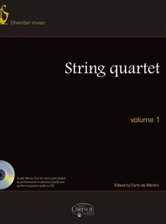 Cover String Quartet vol.1 (+CD) 6 pieces for string quartet score