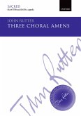 3 Choral Amens for mixed chorus a cappella score