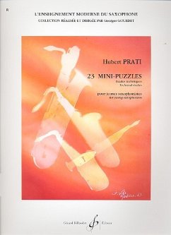Cover 23 Mini-Puzzles pour saxophone