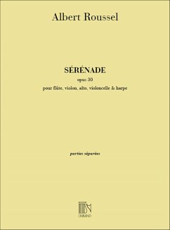 Sérénade op.30 pour flűte, violon, alto, violoncelle et harpe parties