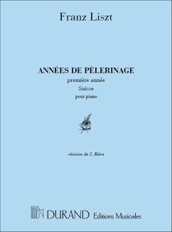 Cover Années de Pčlerinage vol.1 - Suisse pour piano