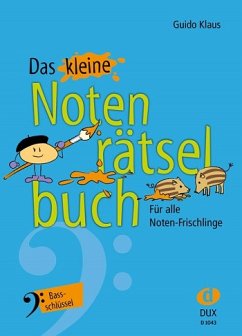 Cover Das kleine Notenrätselbuch Ausgabe Bassschlüssel