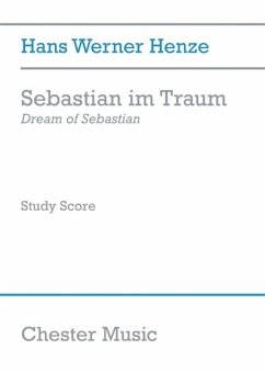 Cover Sebastian im Traum für Orchester Studienpartitur
