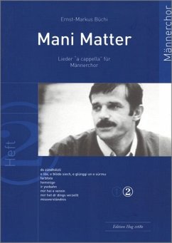 Cover Lieder Band 2 für Männerchor a cappella Partitur