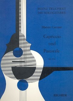 Cover Capriccio und Pastorale für Gitarre