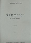 Specchi für Oboe, Klarinette in C, Fagott, Horn in F und Klavier Partitur