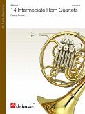 14 intermediate Horn Quartets für 4 Hörner Partitur und Stimmen