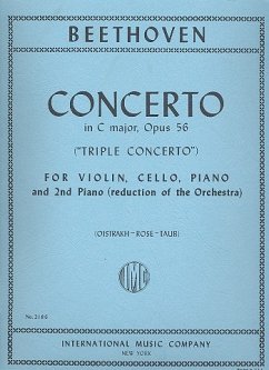 Cover Concerto c major op.56 for piano trio and orchestra for violin, cello and 2 pianos