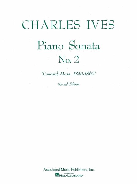 Sonata No. 2 (2nd Ed.) Concord, Mass 1840-60 Sonata No. 2 (2nd Ed.) Concord, Mass 1840-60