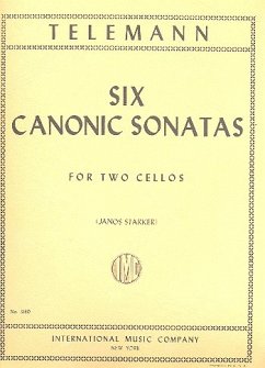 Cover 6 canonic Sonatas for 2 cellos