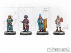 Townsfolk Miniatures - Merchants Set 1 (4)