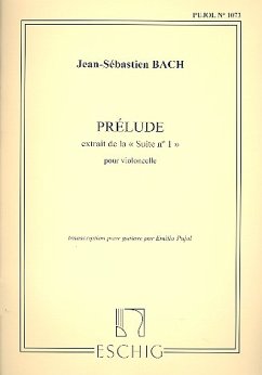 Cover Präludium BWV1007 für Gitarre