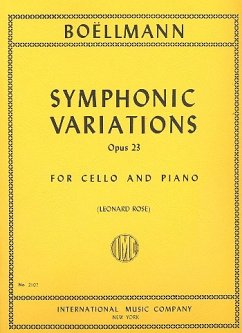 Symphonic Variations op.23 for cello and piano Symphonic Variations op.23 for cello and piano