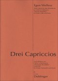 3 Capriccios für Violine, Violoncello und Klavier Partitur und Stimmen