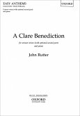 A clare Benediction for unison chorus and orchestra, second part ad lib vocal score