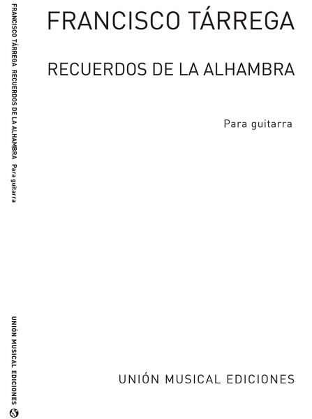 Recuerdos de la alhambra para guitarra Recuerdos de la alhambra para guitarra