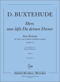 Herr, nun lässt du deinen Diener für Tenor, 2 Violinen und Bc Partitur und Stimmen