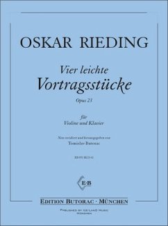 4 leichte Vortragsstücke op.23 für Violine und Klavier