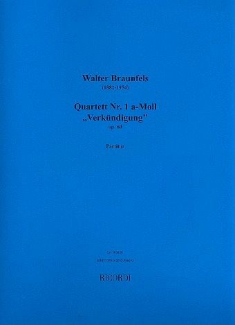 Quartett a-Moll Nr.1 für 2 Violinen, Viola und Violoncello Partitur Quartett a-Moll Nr.1 für 2 Violinen, Viola und Violoncello Partitur