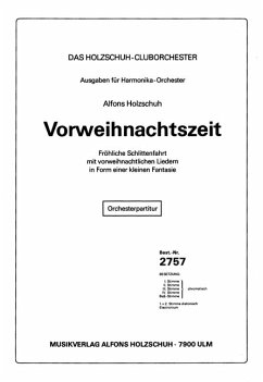 Cover Vorweihnachtszeit für Akkordeonorchester Partitur