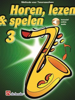 Cover Horen, lezen & spelen 3 tenorsaxofoon