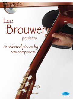 Cover Leo Brower Presents 14 Selected Modern Composition Gitarre Buch + CD