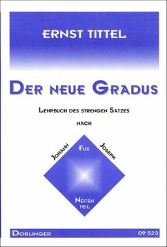 Cover Der neue Gradus Lehrbuch des strengen Satzes nach Johann Joseph Fux (2 Bände)