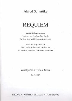 Requiem für Soli, Chor und Instrumente Vokalpartitur