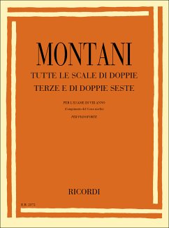 P. Montani Tutte Le Scale Di Doppie Terze E Di Doppie Seste Pianoforte