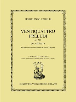 Cover 24 preludi op.114 per chitarra Company, A., ed