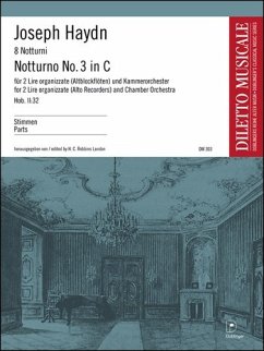 Notturno C-Dur Nr.3 für Kammerorchester Stimmen