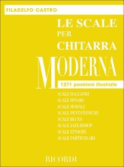 Cover F. Castro Le Scale Per Chitarra Moderna Metodi E Studi Per Chitarra