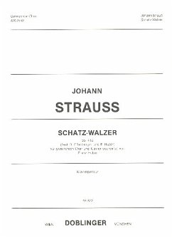 Schatz-Walzer op.418 für gem Chor und Klavier Klavierpartitur