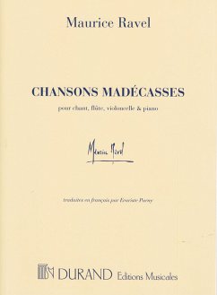 Cover Chansons madecasses pour voix, flűte, violoncelle et piano partition et parties