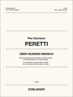 Peretti Pier Damiano, über wunden mensch diverse weltlich Pa = Singpart