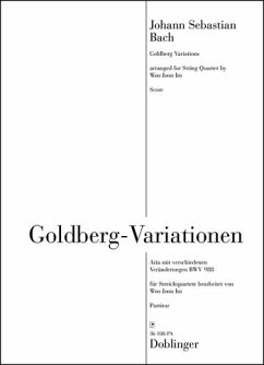 Goldbergvariationen für Streichquartett Partitur Goldbergvariationen für Streichquartett Partitur