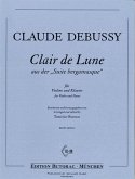 Clair de Lune für Violine und Klavier