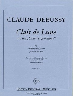 Clair de Lune für Violine und Klavier