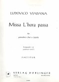 Missa l'hora passa für gem Chor a cappella Partitur