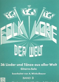 Cover Folklore der Welt Band 3 36 Lieder und Tänze