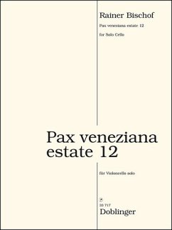 Cover Pax veneziana estate 12 für Violoncello